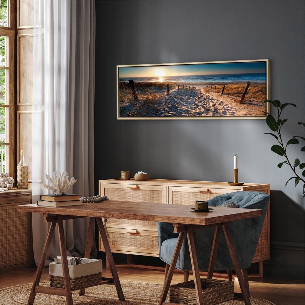 Leinwandbild - Sunset Path