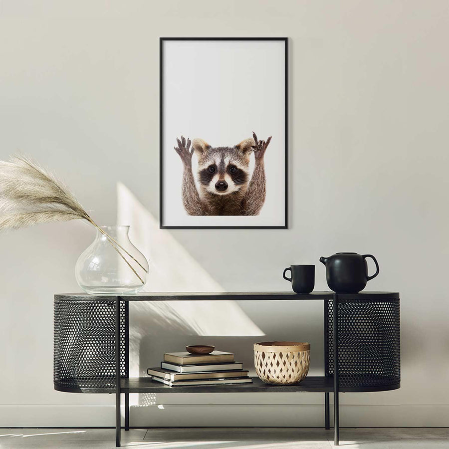 Poster - Raccoon Artgeist