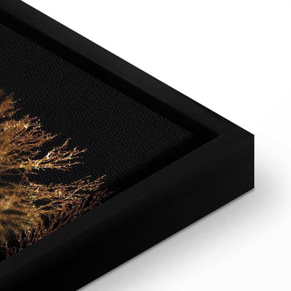 Leinwandbild - Golden Forest (1 Part) Wide