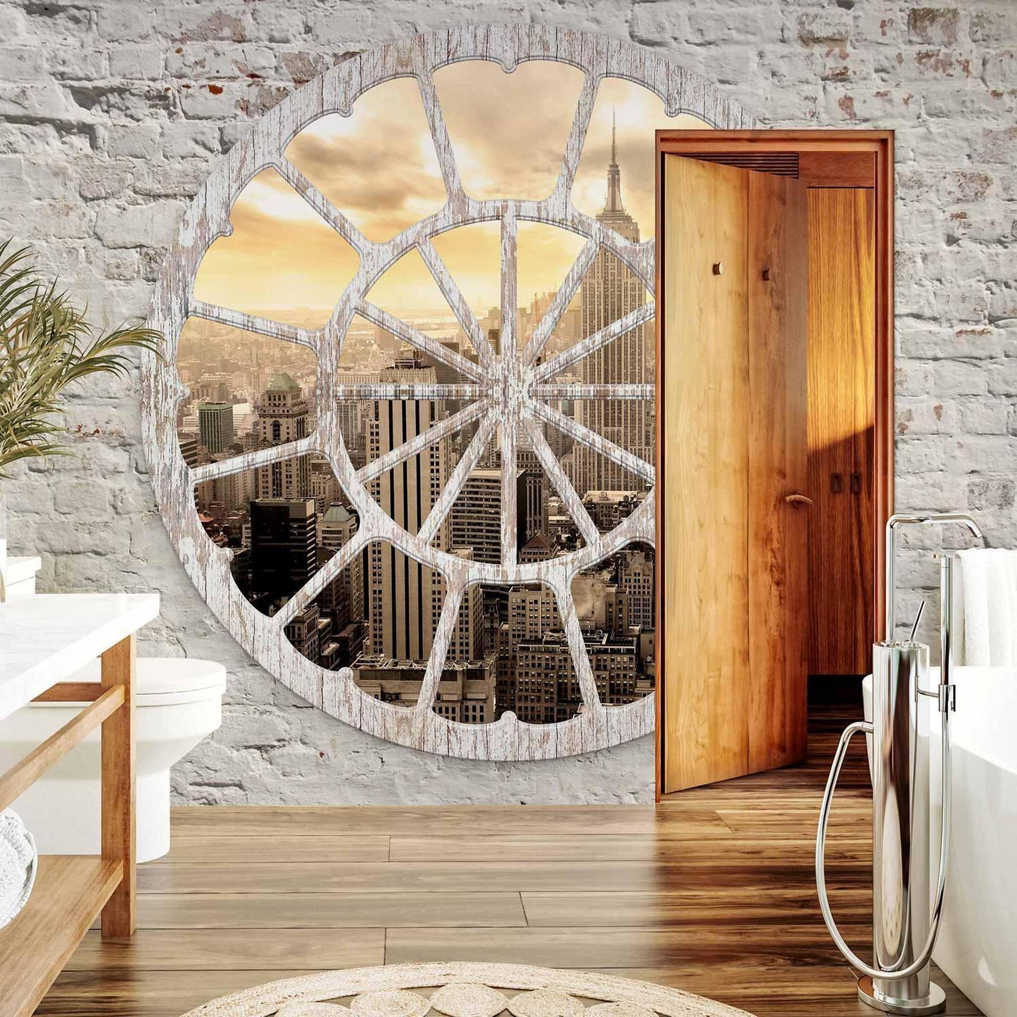 Fototapete - New York: A View through the Window