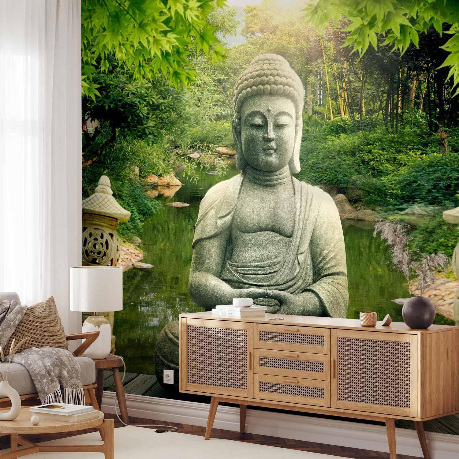 Fototapete - Buddha's garden Artgeist