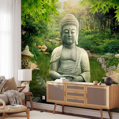 Fototapete - Buddha's garden Artgeist