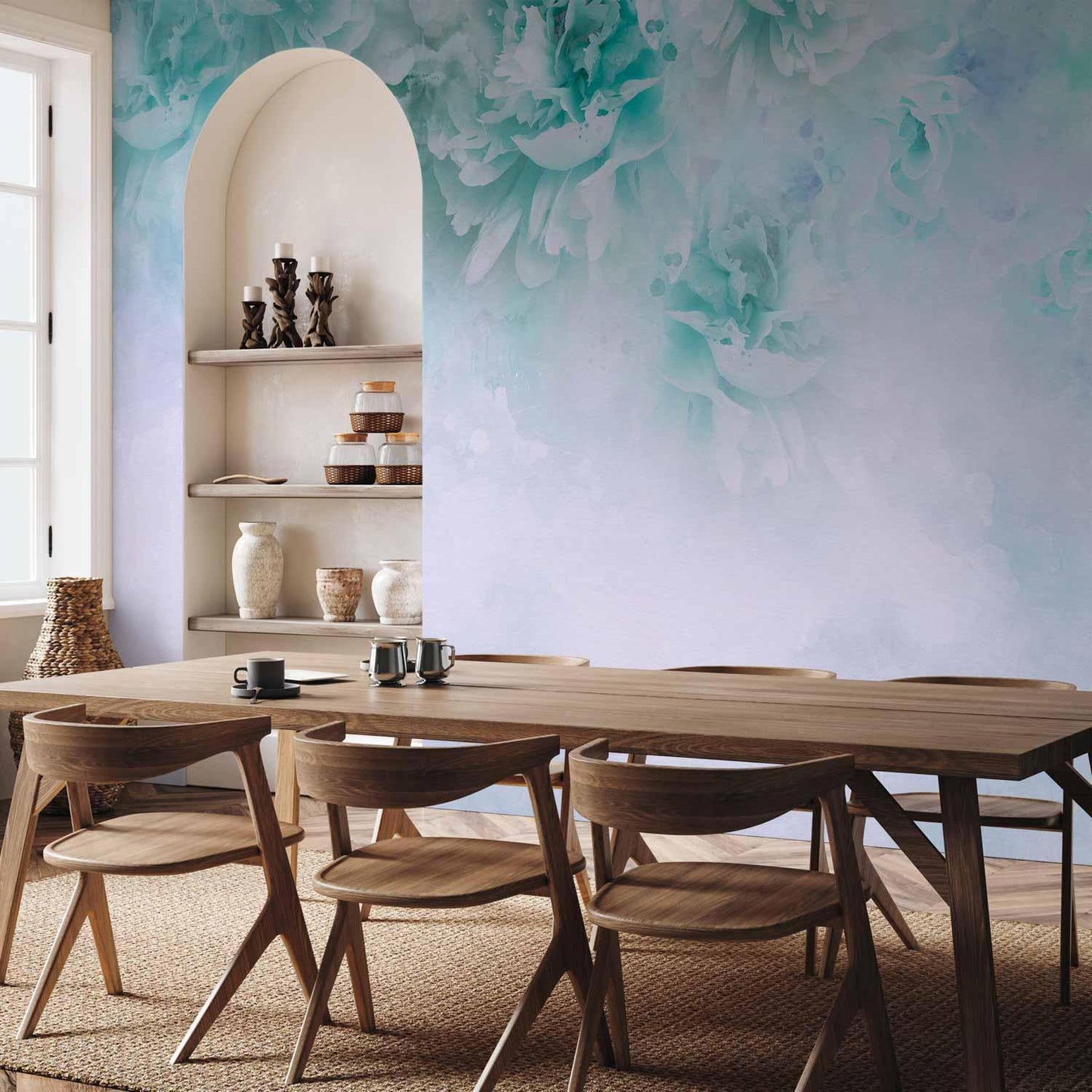 Fototapete - Floral Etude of Life - Second Variant