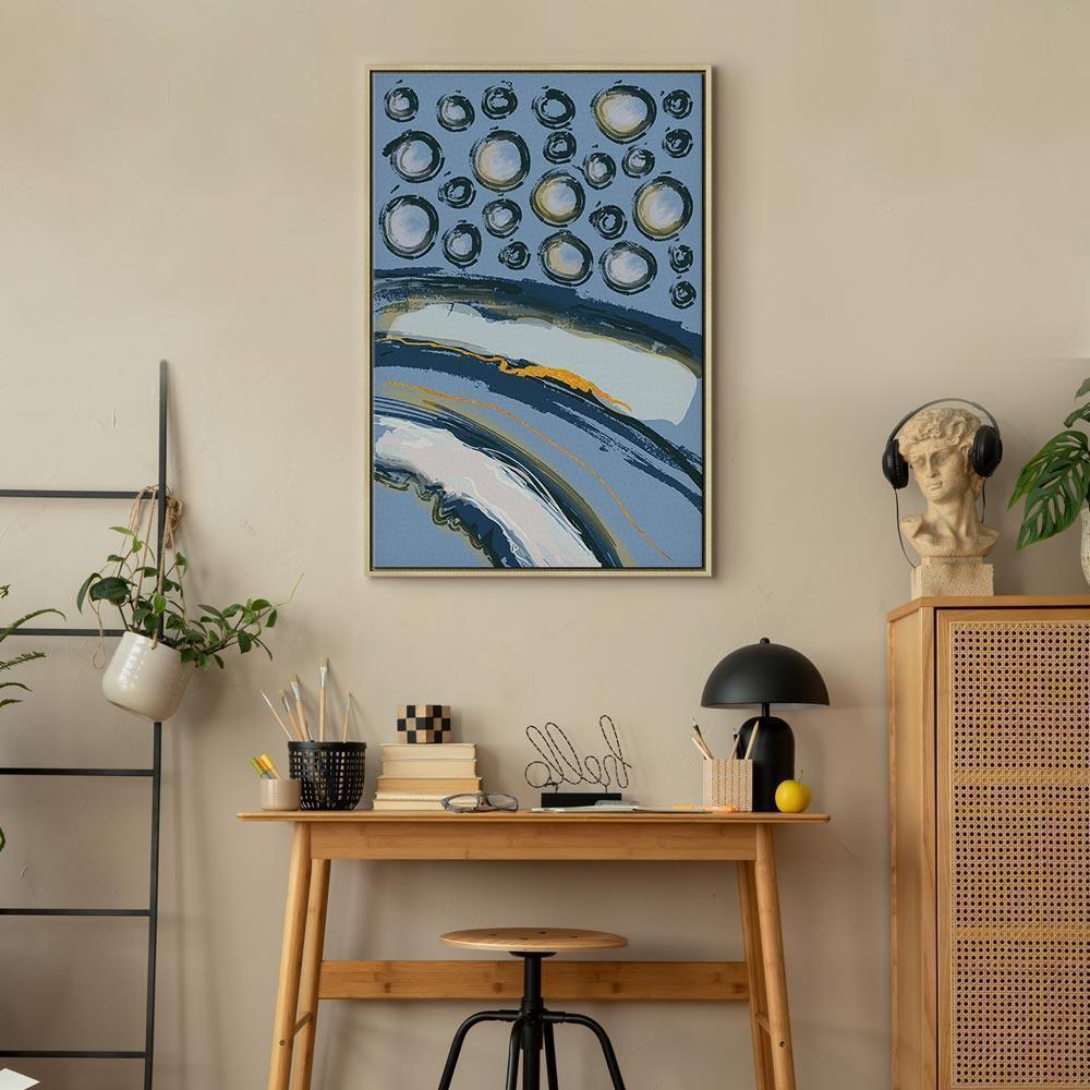 Leinwandbild - Rhythmic Auroras (1 Part) Vertical