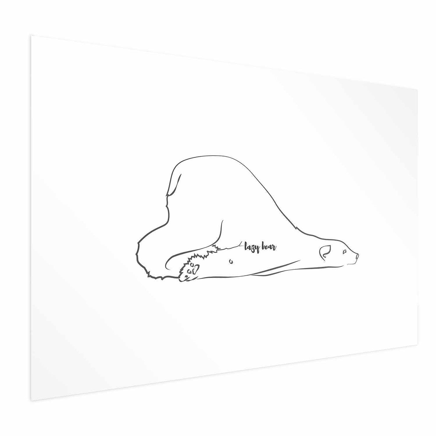 Poster - Lazy Bear Artgeist