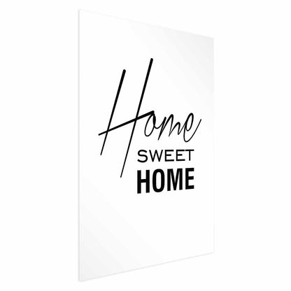 Poster - Black and White: Home Sweet Home Artgeist