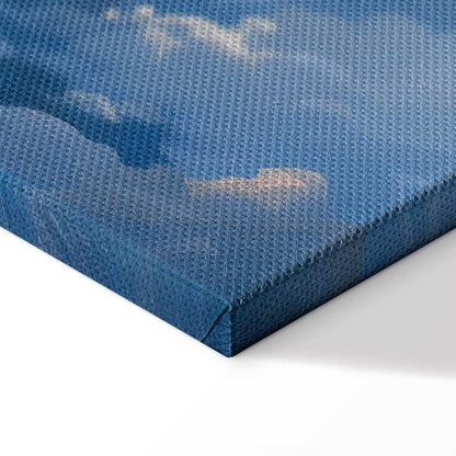 Leinwandbild - The Sun Revealing the Secrets of the Clouds: Spectacular Images in the Sky