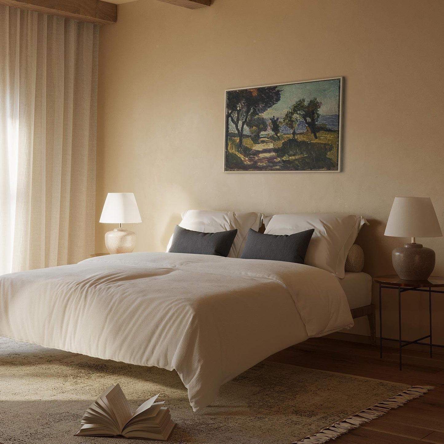 Leinwandbild - Henri Matisse – Corsican Landscape with Olive Trees