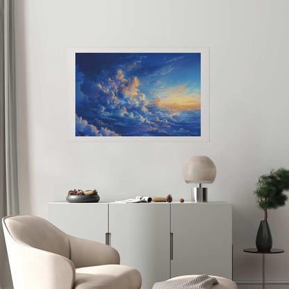Poster - When the Sky Becomes Canvas: A Masterpiece of Nature in the Clouds Artgeist
