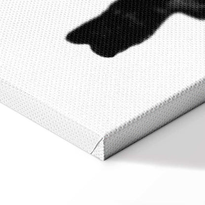 Leinwandbild - Banksy: Girl with Balloon (1 Part) Vertical