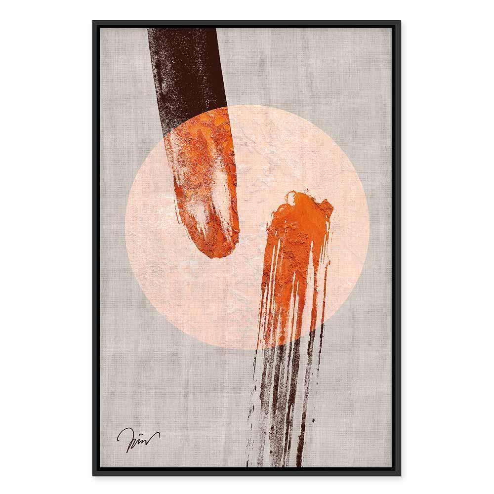 Leinwandbild - Two Comets (1 Part) Vertical