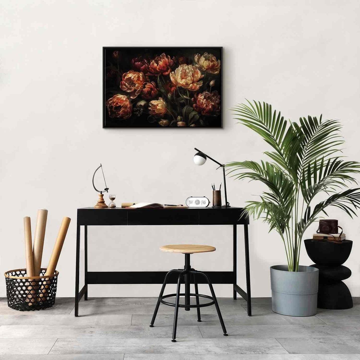 Leinwandbild - Blooming tulips