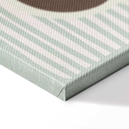 Leinwandbild - Parisian Breakfast (1 Part) Vertical