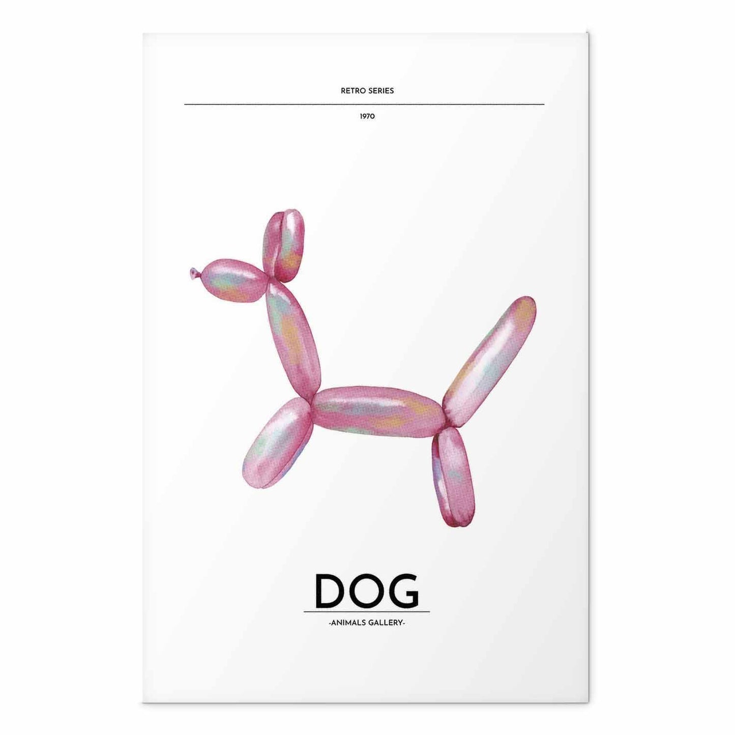Poster - Holo-Dog - Colorful Retro Dog