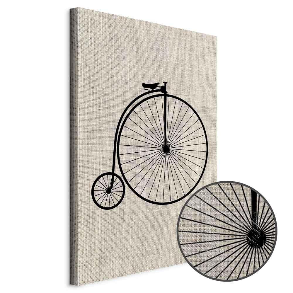 Leinwandbild - Vintage Bicycle (1 Part) Vertical