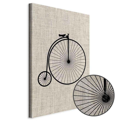 Leinwandbild - Vintage Bicycle (1 Part) Vertical