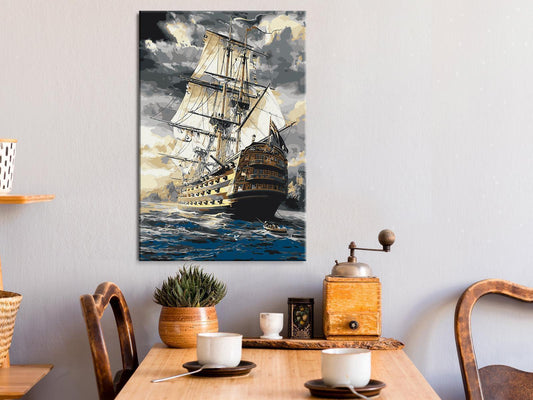 Malen nach Zahlen - Frigate