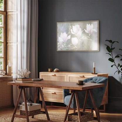 Leinwandbild - White Magnolias (1 Part) Wide