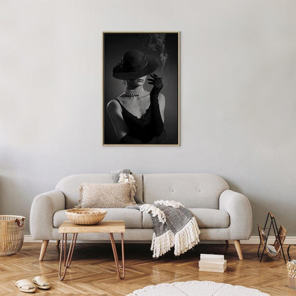 Leinwandbild - Black Elegance (1 Part) Vertical