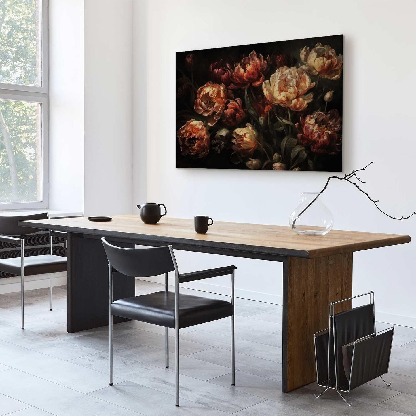 Leinwandbild - Blooming tulips