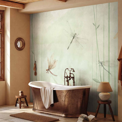 Fototapete - Dragonflies in the Meadow