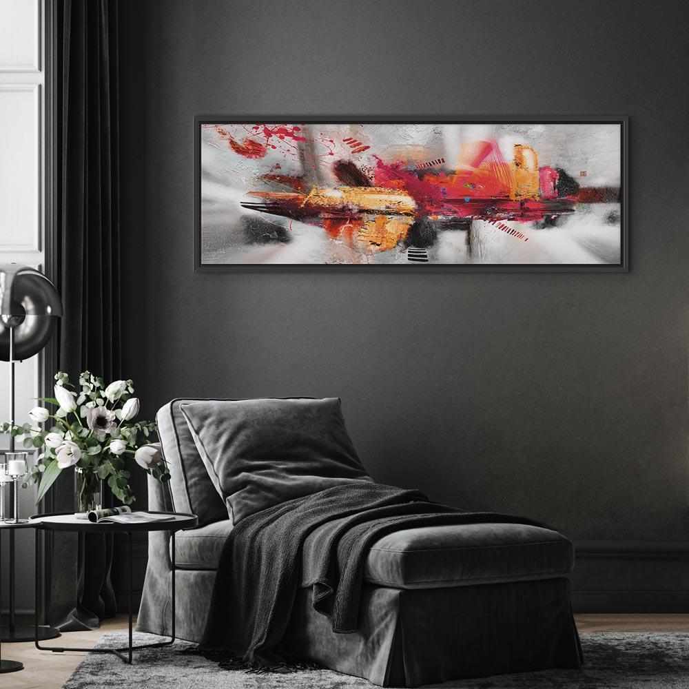 Leinwandbild - Colourful Installation (1 Part) Narrow