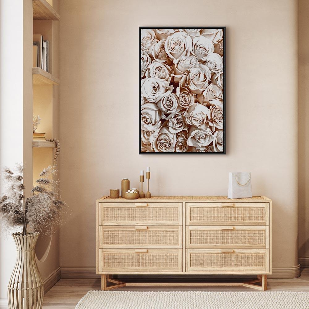 Leinwandbild - Rose Garden (1 Part) Vertical