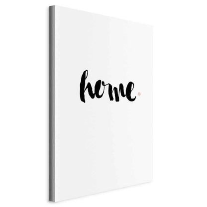 Leinwandbild - Home and Dot (1 Part) Vertical