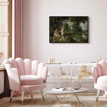 Leinwandbild - Peter Paul Rubens – The Garden of Eden with the Fall of Man