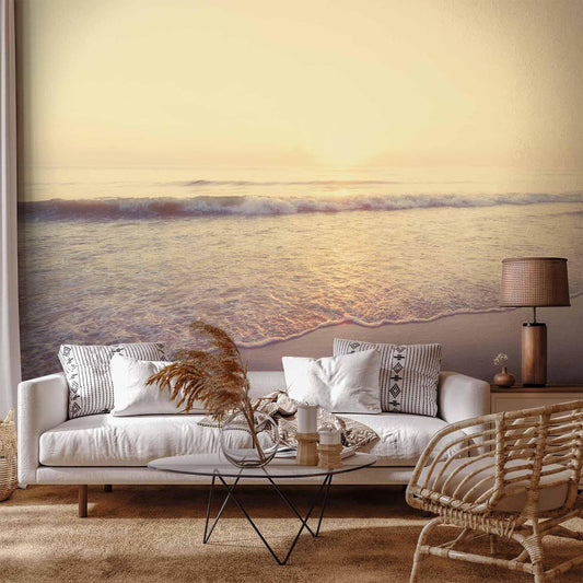 Fototapete „Morgen am Strand“ – sanfte Meeresimpression