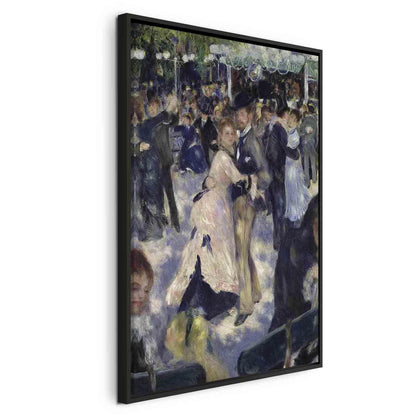Leinwandbild - Le Moulin de la Galette detail of the dancers (Pierre-Auguste Renoir) Artgeist