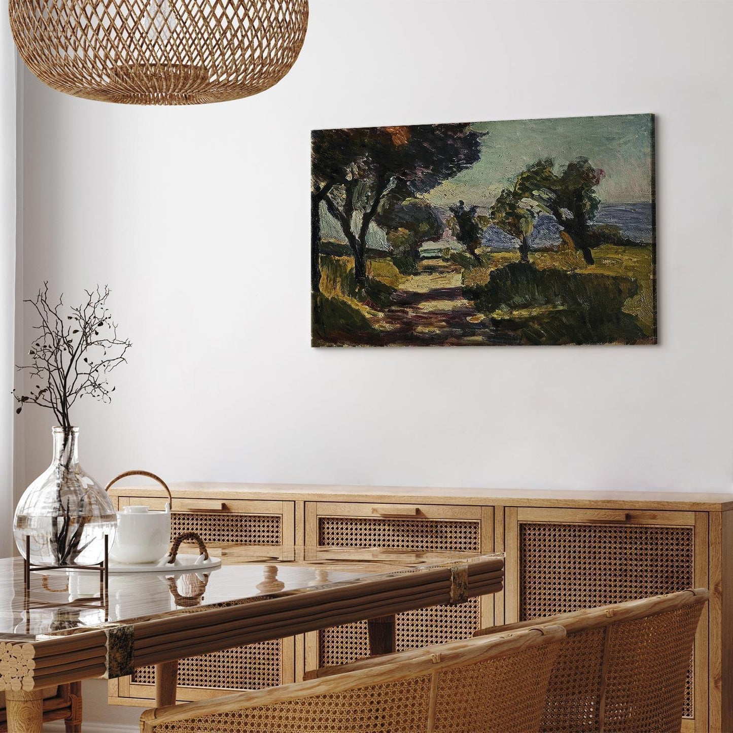 Leinwandbild - Henri Matisse – Corsican Landscape with Olive Trees