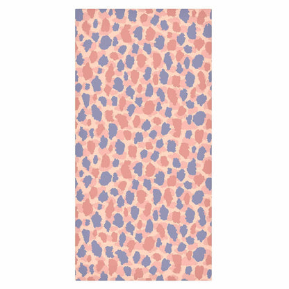 Tapete - Giraffe Pattern - colorful animal pattern in blue-pink spots