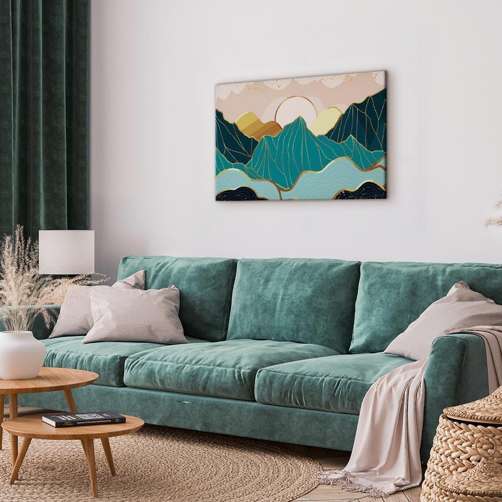 Leinwandbild - Green Pastures (1 Part) Wide