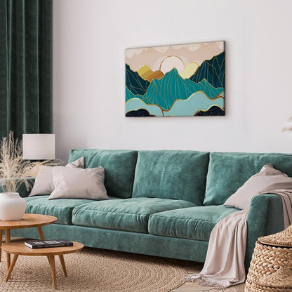 Leinwandbild - Green Pastures (1 Part) Wide