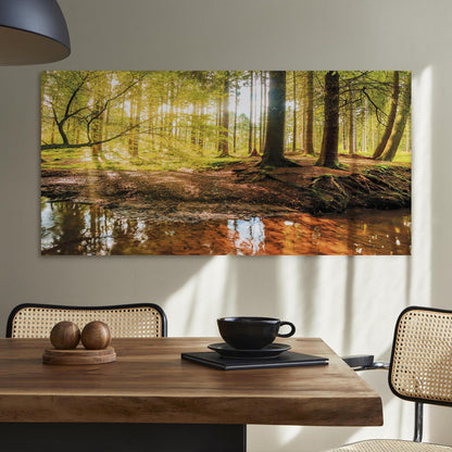 Leinwandbild Herbstträume – Stimmungsvolle Naturkunst in warmen Farben