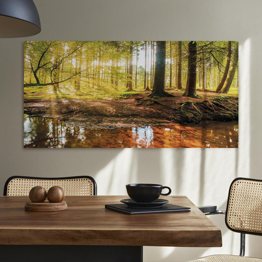 Leinwandbild Herbstträume – Stimmungsvolle Naturkunst in warmen Farben