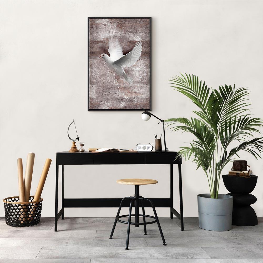 Leinwandbild - Love in Flight (1 Part) Vertical