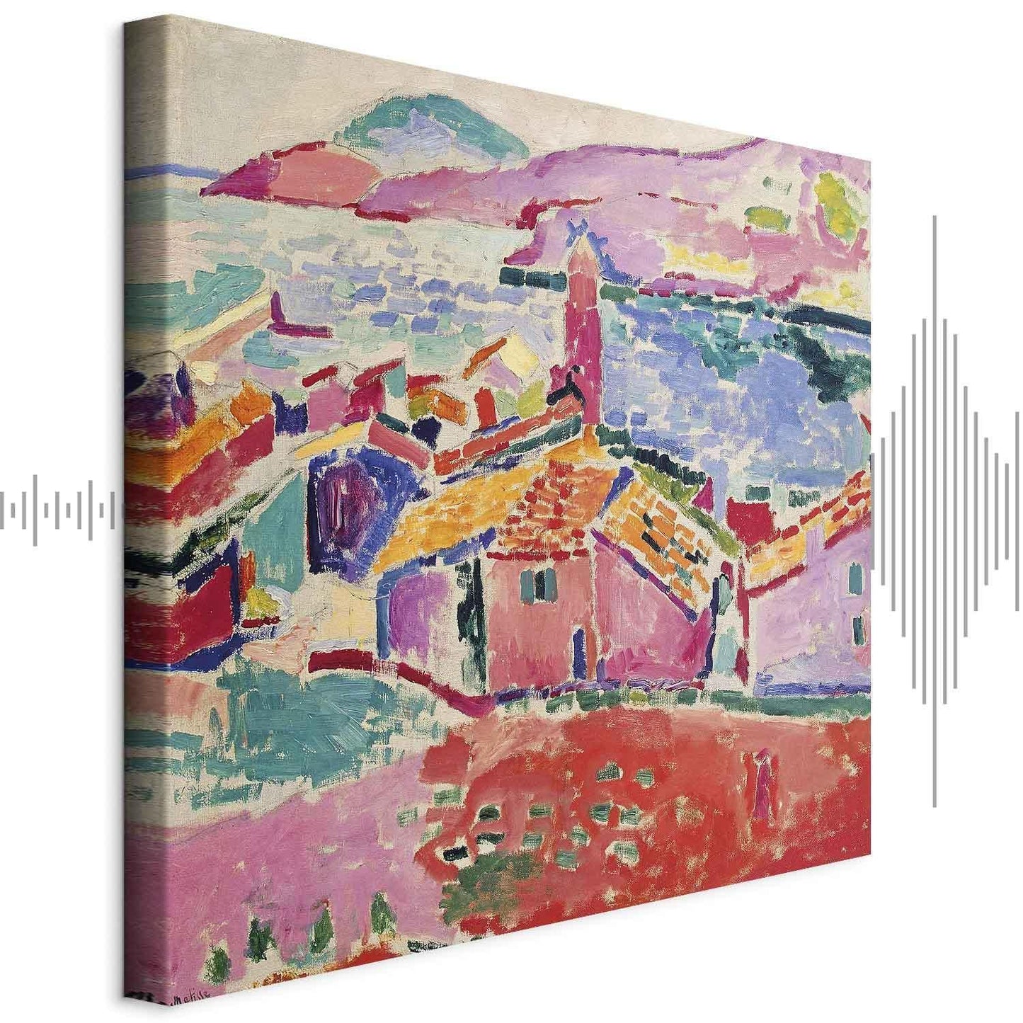 Leinwandbild - Henri Matisse – View of Collioure