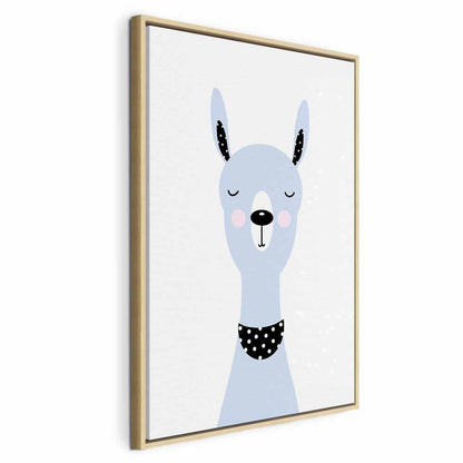 Leinwandbild - Lovely Llama (1 Part) Vertical