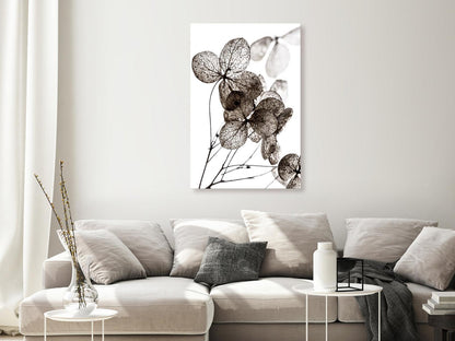 Leinwandbild - Transparent Clover (1 Part) Vertical Artgeist