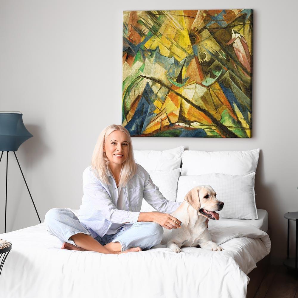 Leinwandbild - Franz Marc – Tirol