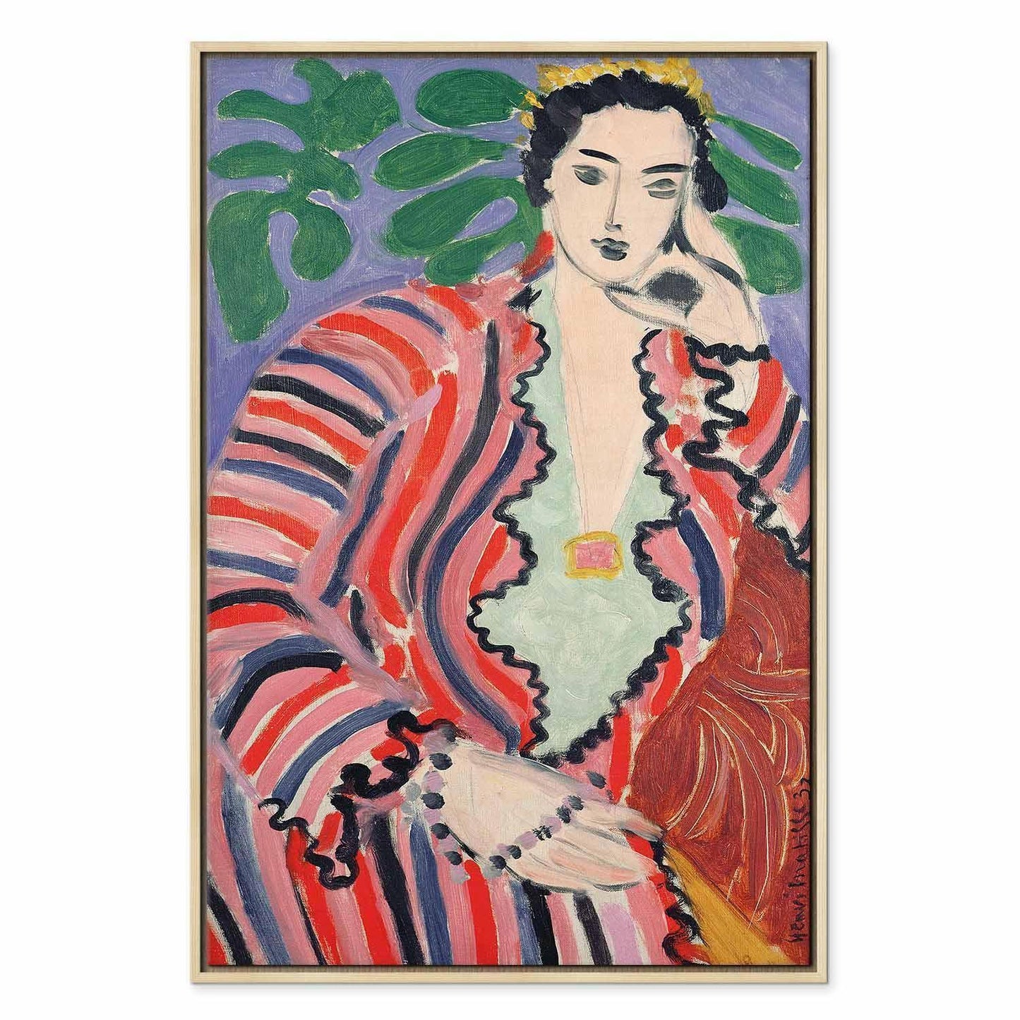 Leinwandbild - Henri Matisse – Elena
