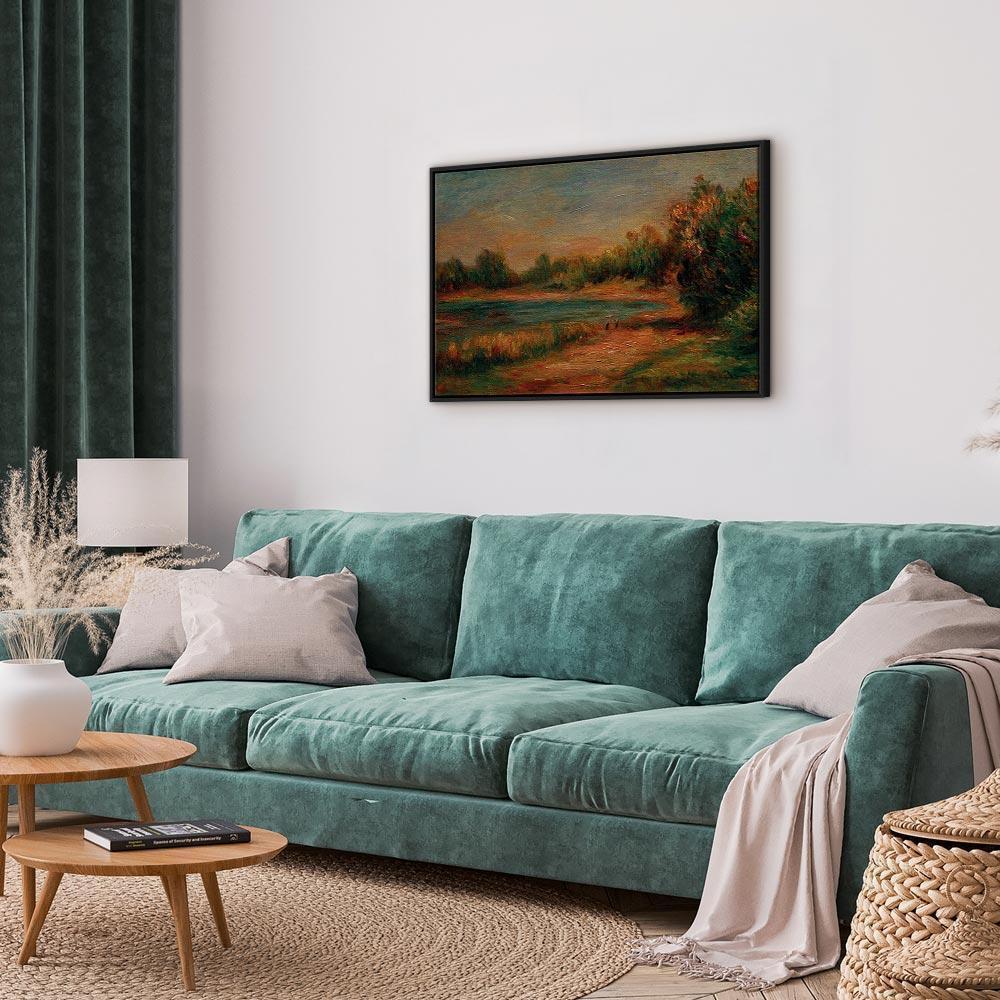 Leinwandbild - Pierre-Auguste Renoir – Paysage à Guernesey