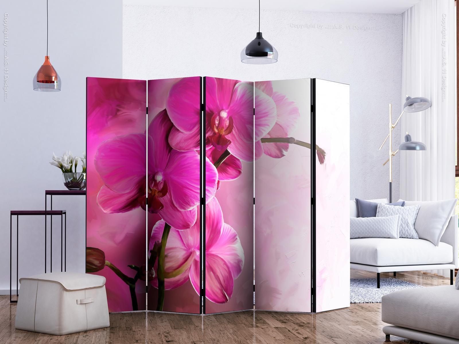 Paravent - Pink Orchid II Artgeist