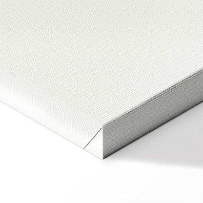 Leinwandbild - Black Graphic Drawing of the Eiffel Tower on a Cream Background