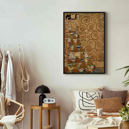 Leinwandbild - Expectation (Gustav Klimt) Artgeist