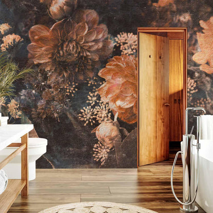 Fototapete - Retro Flowers - Third Variant