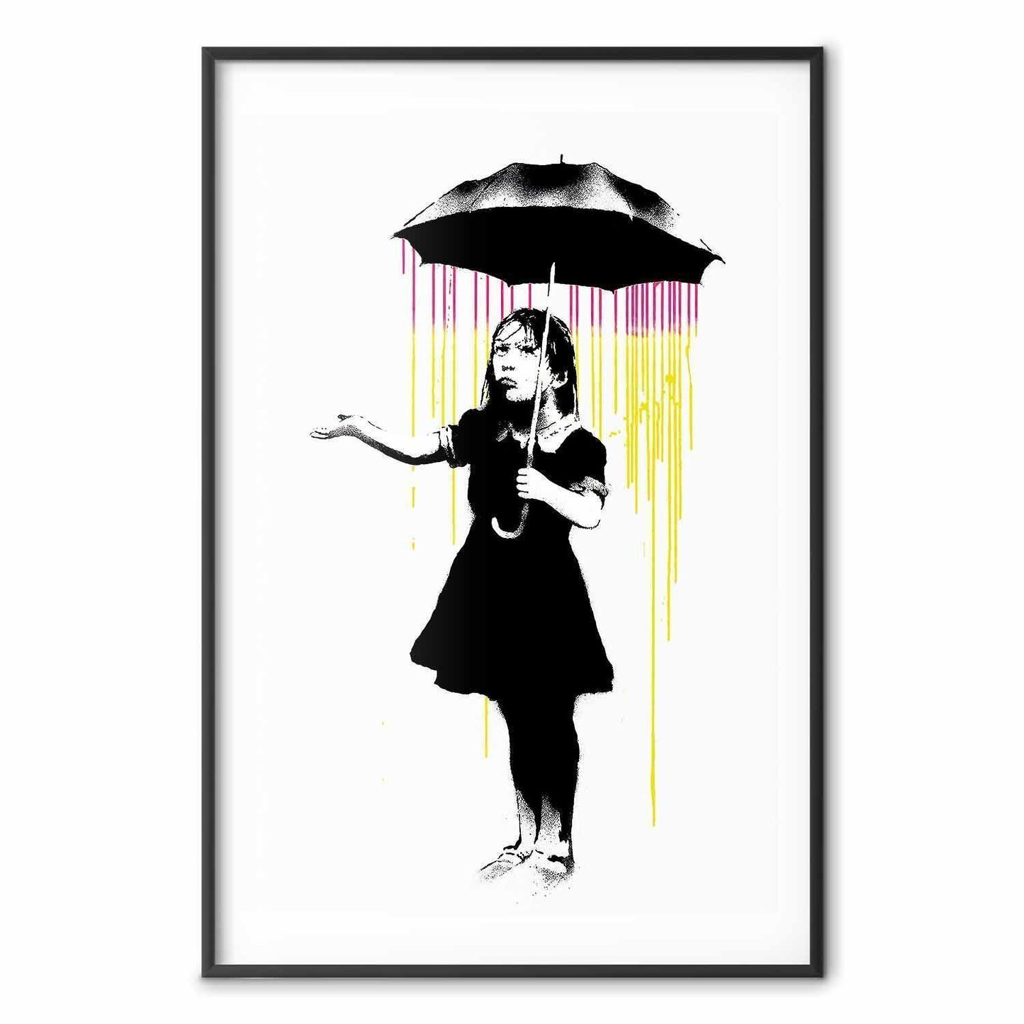 Poster - Girl with an Umbrella