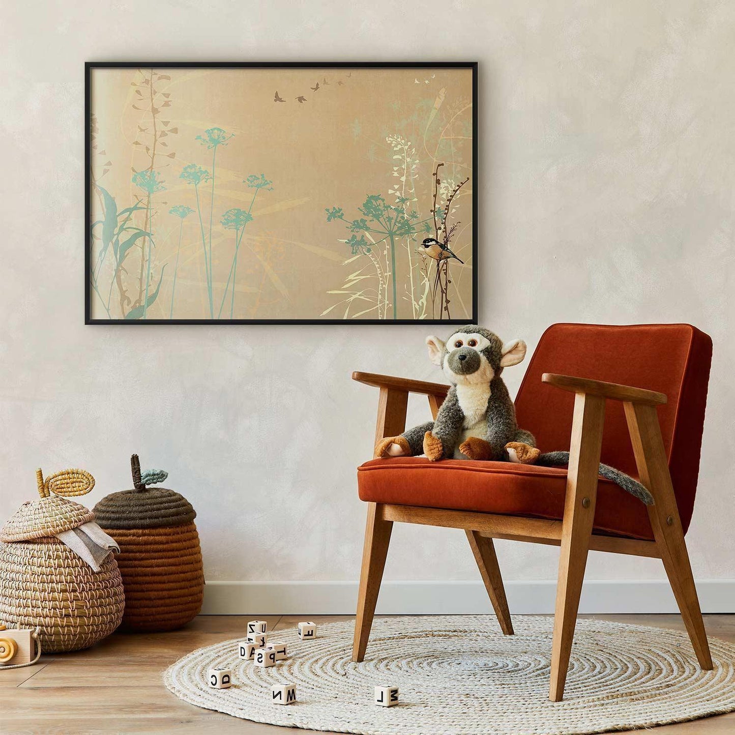 Poster - Bird on a Meadow